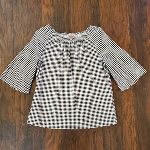 Como Vintage Lightweight Buffalo Check Top Blouse Size XL